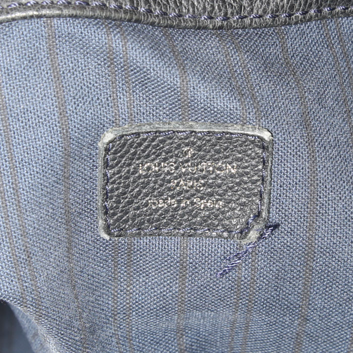 Sac cabas Louis Vuitton Artsy moyen modèle en cuir monogram empreinte bleu - Detail D3