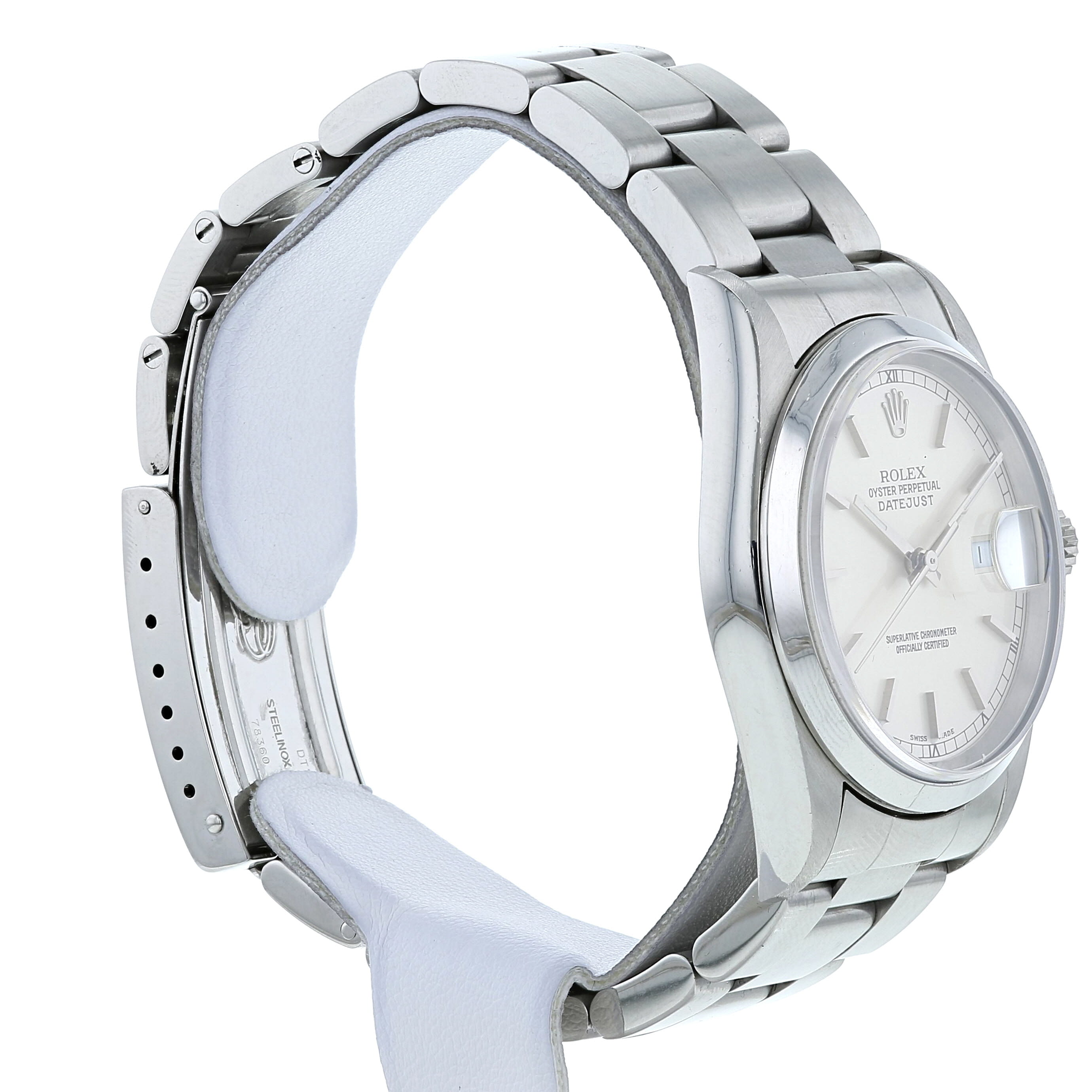 Montre Rolex Datejust en acier Ref :  16200 Vers  2002 - Detail D1