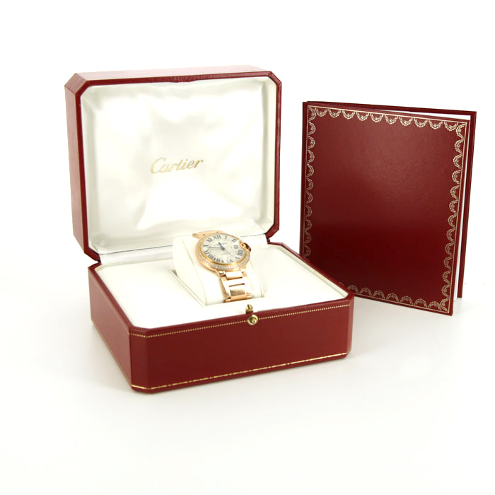 Montre Cartier Ballon Bleu De Cartier en or rose Ref :  3003 Vers  2010 - Detail D2