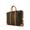 Louis Vuitton Porte documents Voyage briefcase in brown monogram canvas and natural leather - 00pp thumbnail