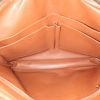 Borsa portadocumenti Louis Vuitton Porte documents Voyage in tela monogram marrone e pelle naturale - Detail D2 thumbnail