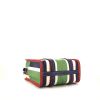Sac à main Balenciaga Bazar shopper petit modèle en cuir multicolore blanc , rouge vert et bleu - Detail D5 thumbnail