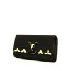 Billetera Louis Vuitton  Capucines en cuero granulado negro - 00pp thumbnail
