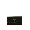 Billetera Louis Vuitton  Capucines en cuero granulado negro - 360 thumbnail
