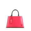 Bolso de mano Louis Vuitton Kleber modelo pequeño en cuero Epi rosa y cuero negro - 360 thumbnail