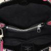 Louis Vuitton Kleber small model handbag in pink epi leather and black leather - Detail D3 thumbnail