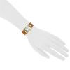 Jaeger Lecoultre Reverso watch in gold and stainless steel Ref:  1402508 Circa  1990 - Detail D1 thumbnail