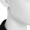 David Yurman Albion earrings in silver,  diamonds and quartz - Detail D1 thumbnail