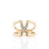 Chaumet Lien ring in pink gold and diamonds - 360 thumbnail
