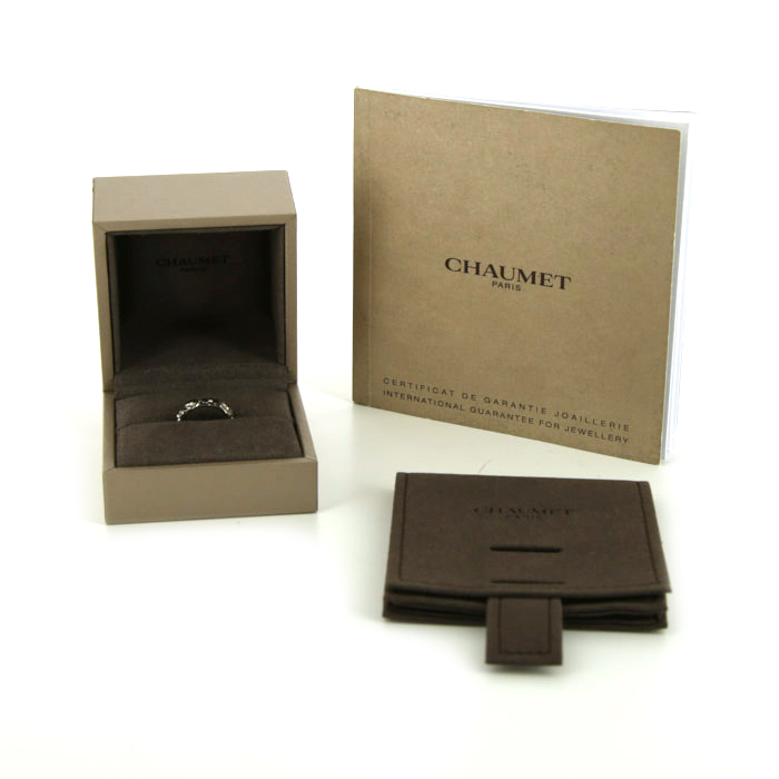 Anello Chaumet Hortensia in oro bianco - Detail D2