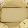 Hermes Birkin 25 cm handbag in Jaune Poussin togo leather - Detail D2 thumbnail