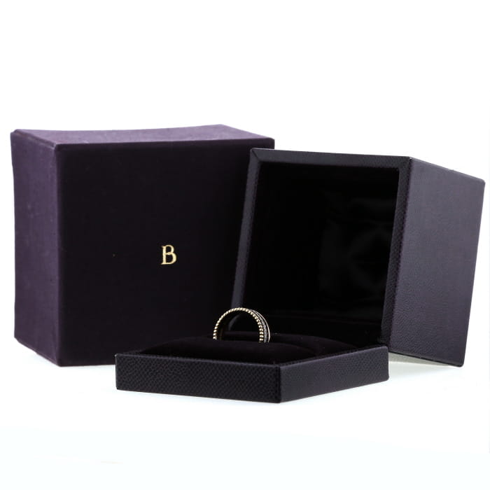 Sortija Boucheron Quatre modelo pequeño en oro rosa,  oro blanco y oro amarillo - Detail D2