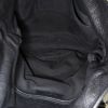 Bulgari Leoni handbag in black grained leather - Detail D3 thumbnail