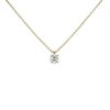 Necklace in yellow gold and diamond (0,37 carat) - 00pp thumbnail