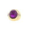 Repossi boule ring in yellow gold,  diamonds and tourmaline - 00pp thumbnail