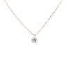 Atelier Collector Square necklace in pink gold and diamond - 00pp thumbnail