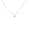 Necklace in pink gold and diamond (0,40 carat) - 00pp thumbnail