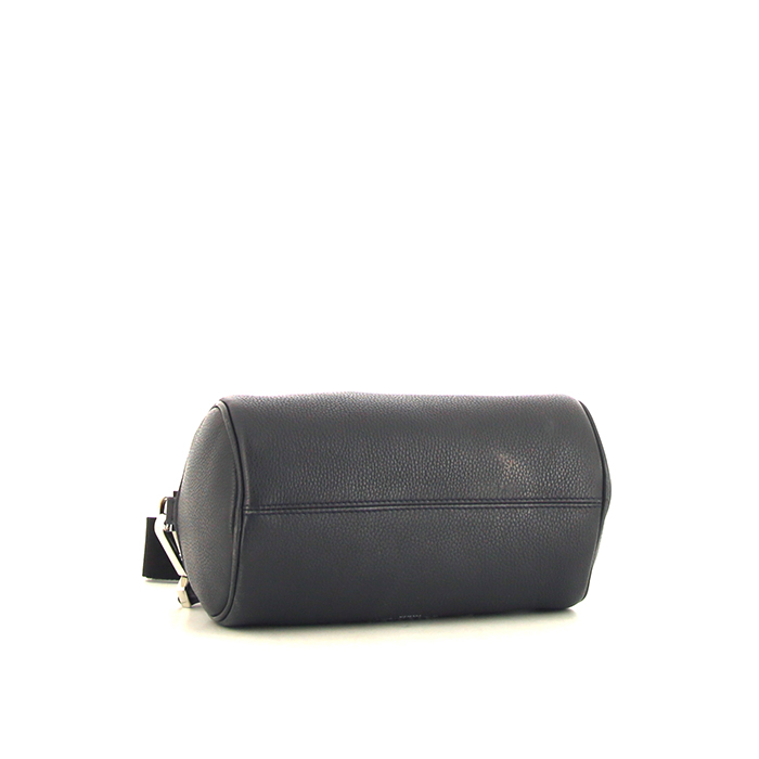 Borsa a tracolla Dior Roller in pelle martellata blu - Detail D4