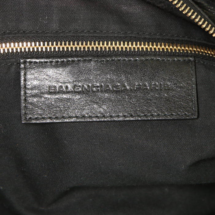 Borsa Balenciaga Classic City in pelle nera - Detail D4