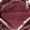 Bolso de mano Saint Laurent Sac de jour modelo grande en cuero color burdeos - Detail D3 thumbnail