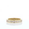 wedding ring in yellow gold and diamonds - 360 thumbnail