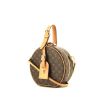 Bolso de mano Louis Vuitton Petite boîte chapeau en lona Monogram marrón y cuero natural - 00pp thumbnail