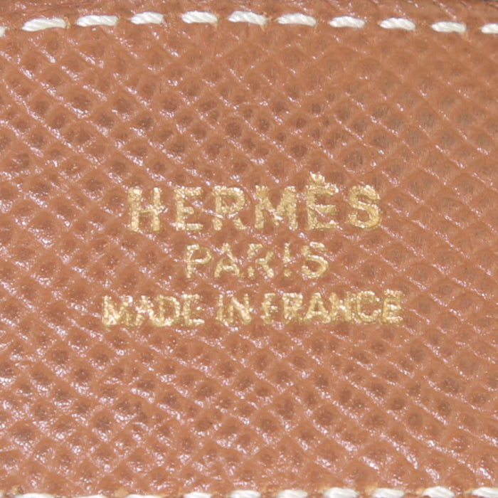 Hermès Ceinture H belt in gold epsom leather - Detail D1