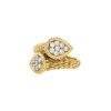 Boucheron Serpent Bohème size S ring in yellow gold and diamonds - 00pp thumbnail