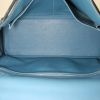 Hermes Kelly 35 cm handbag in blue jean Swift leather - Detail D3 thumbnail