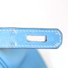 Hermes Kelly 35 cm handbag in blue jean Swift leather - Detail D5 thumbnail