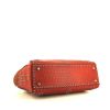 Borsa Dior Lady Dior Edition Limitée in pelle rossa con decoro di borchie - Detail D5 thumbnail