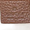 Gucci GG Marmont handbag in brown grained leather - Detail D4 thumbnail