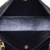 Chanel Vintage handbag in blue quilted leather and red leather - Detail D2 thumbnail