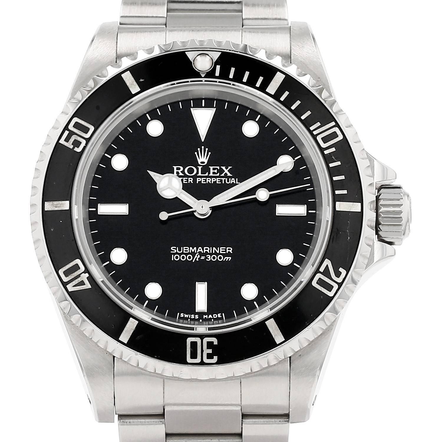 Montre Rolex Submariner en acier Ref: Rolex - 14060M Vers 2006 Montre Rolex Submariner en acier Ref: Rolex - 14060M Vers 2006