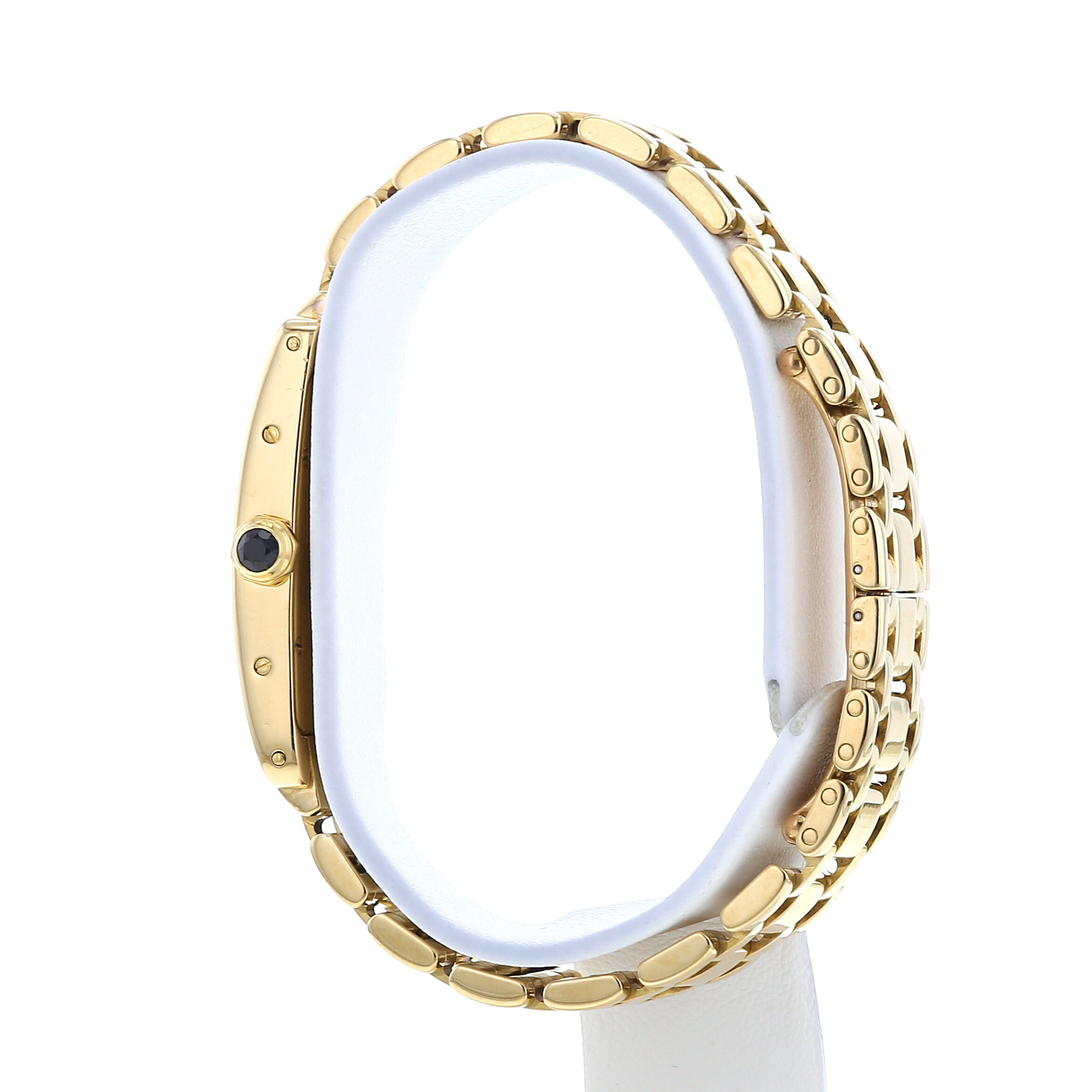 Cartier Tank Américaine watch in yellow gold Ref:  1711 1 Circa  1990 - Detail D4