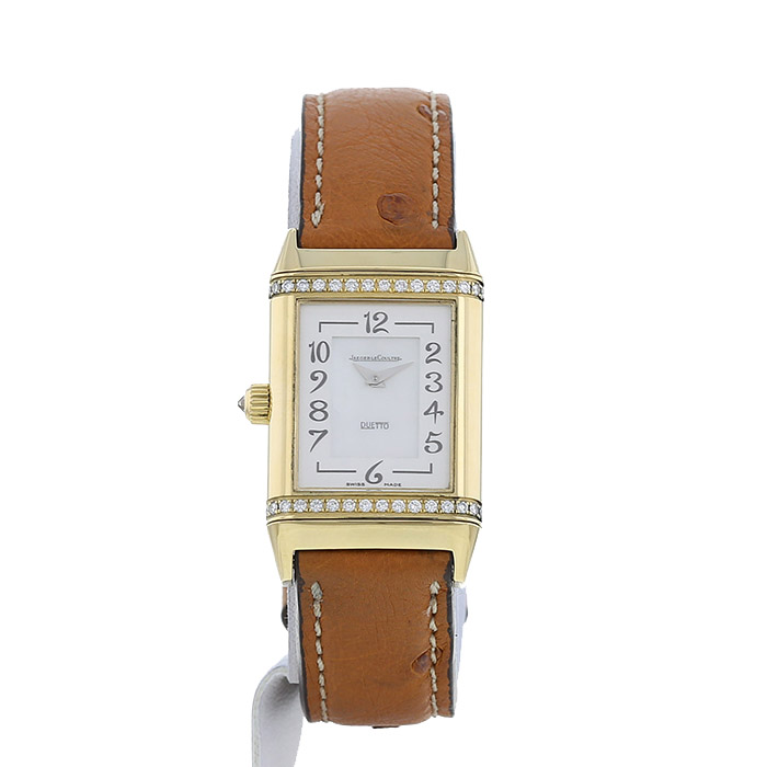 Jaeger-LeCoultre Reverso-Duetto watch in yellow gold Ref: 198.64.27 Circa 2000 - Detail D1