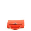 Hermès Kelly 28 cm handbag in red Capucine epsom leather - 360 Front thumbnail