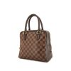 Bolso de mano Louis Vuitton Brea en lona a cuadros ébano y cuero marrón - 00pp thumbnail