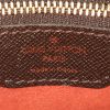 Borsa Louis Vuitton Brea in tela a scacchi ebana e pelle marrone - Detail D3 thumbnail