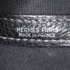 Bolso de mano Hermès Garden Party en lona y cuero negro - Detail D3 thumbnail