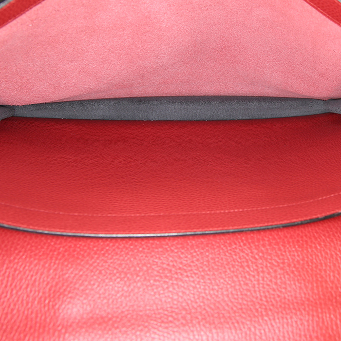Borsa portadocumenti Hermès Sac à dépêches in pelle togo nera - Detail D2
