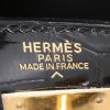 Bolso de mano Hermes Kelly 32 cm en cocodrilo porosus negro - Detail D4 thumbnail