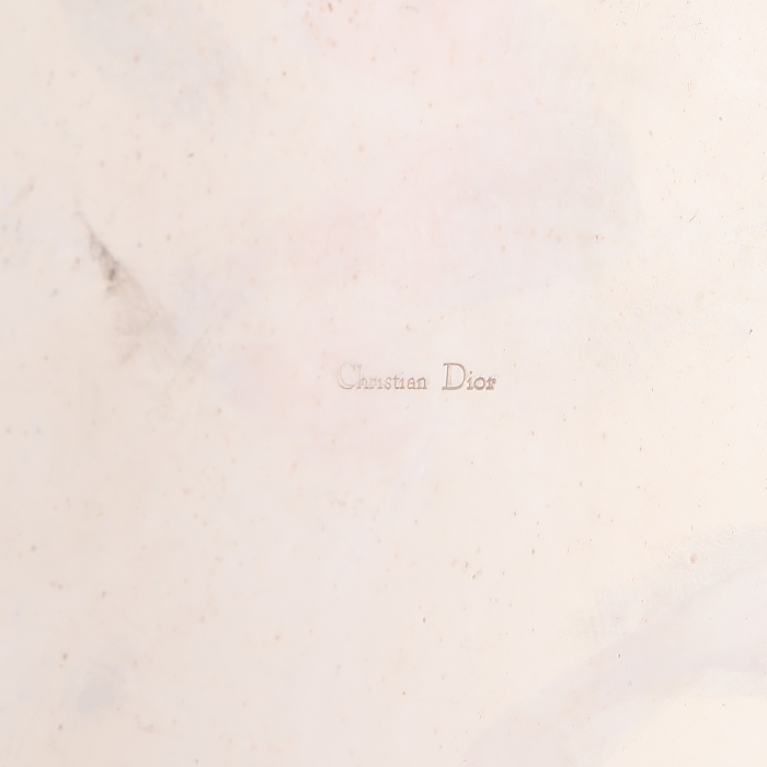 Christian Dior, rafraîchissoir, en métal argenté et martelé, signé, des années 1970 - Detail D3