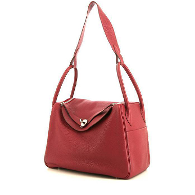 Hermes Lindy 26cm in Rouge Tomate Colour