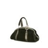 Dior Vintage handbag in black suede and black leather - 00pp thumbnail
