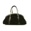 Dior Vintage handbag in black suede and black leather - 360 thumbnail