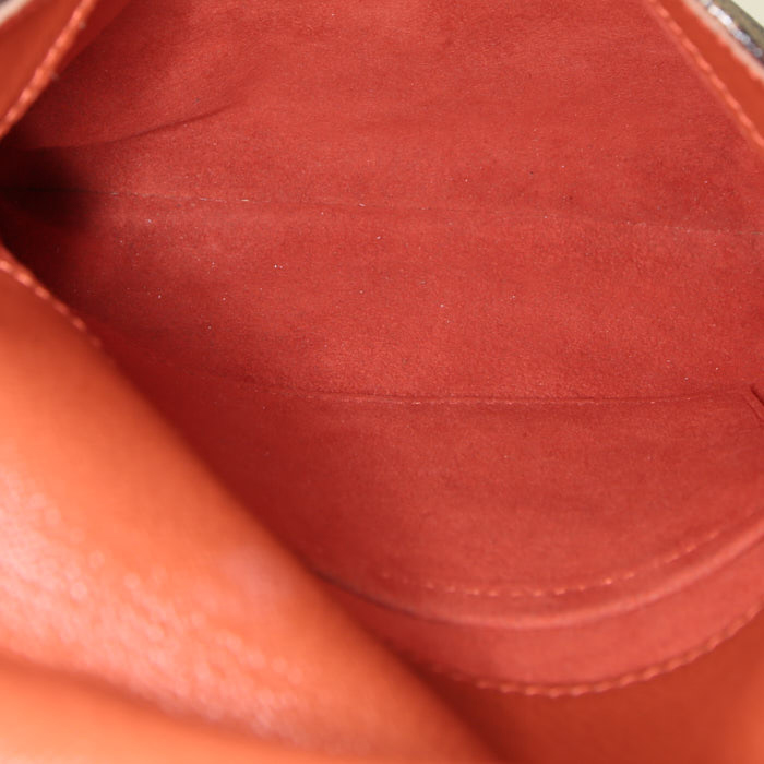 Borsa a tracolla Louis Vuitton Musette Salsa in tela a scacchi ebana - Detail D2