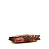 Pochette 26 Louis Vuitton Limited Editions in tela monogram marrone rosa e rossa con motivo e pelle naturale - Detail D4 thumbnail