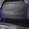 Borsa Celine  Trapeze modello medio  in pelle marrone e nera e camoscio blu - Detail D3 thumbnail