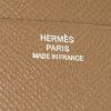 Borsa portadocumenti Hermès in pelle Epsom etoupe - Detail D3 thumbnail